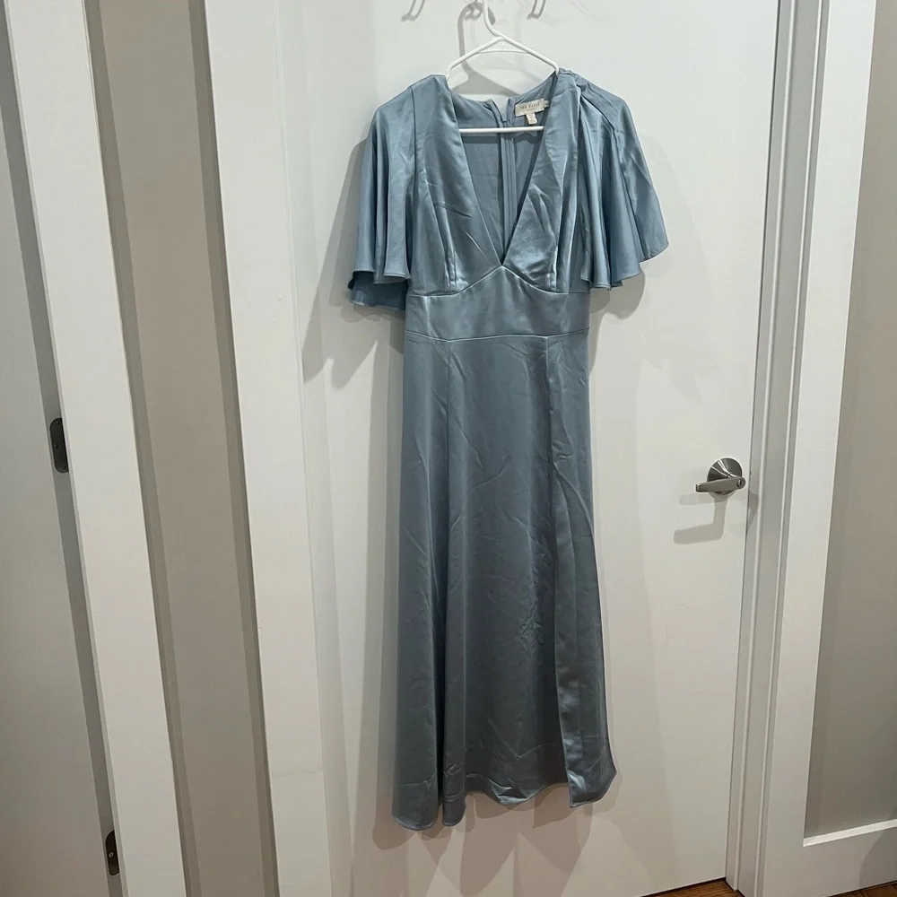 Ted Baker Flutter Sleeve Midi Dress - Picture 5 of 5